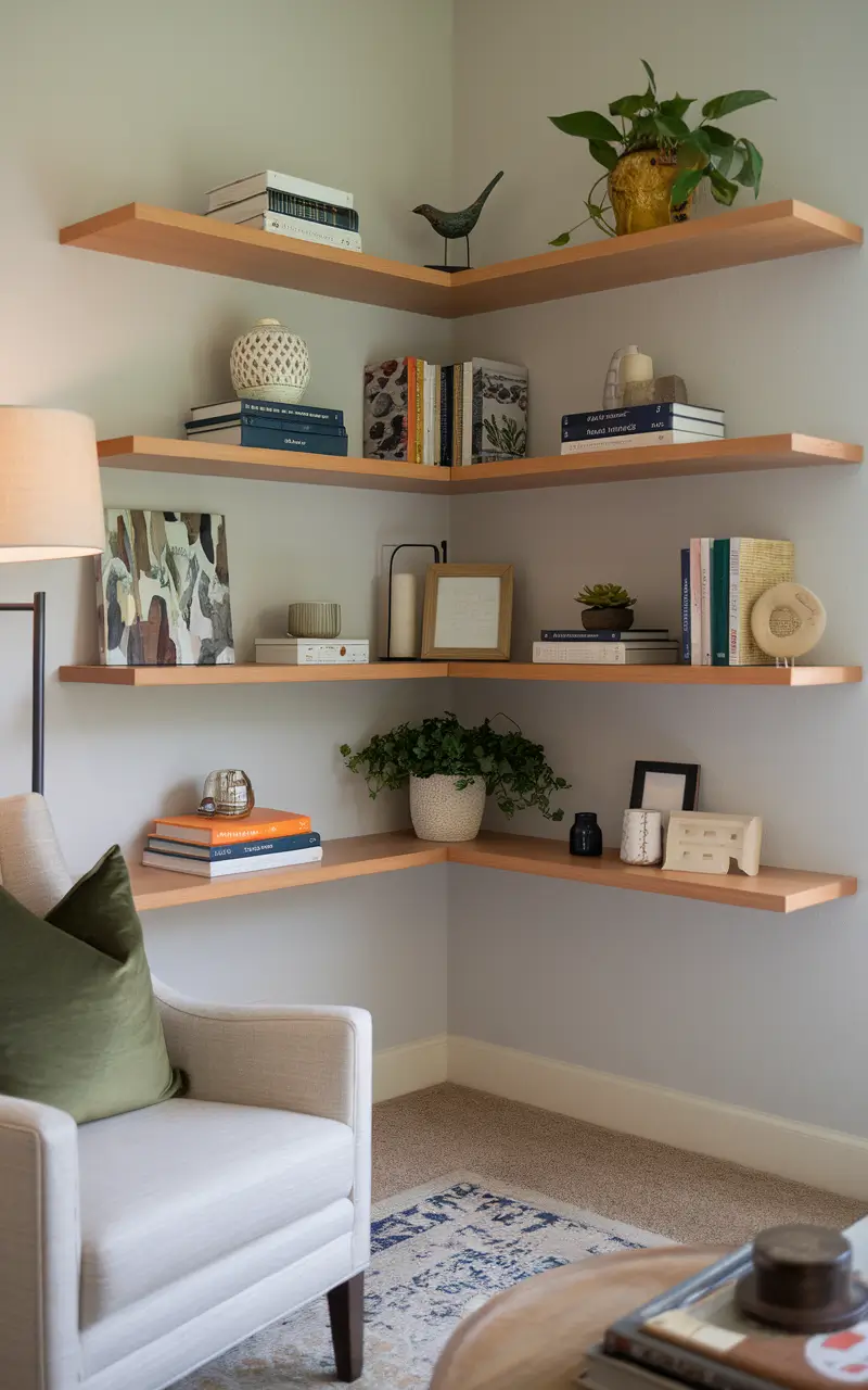 bookshelf styling living room