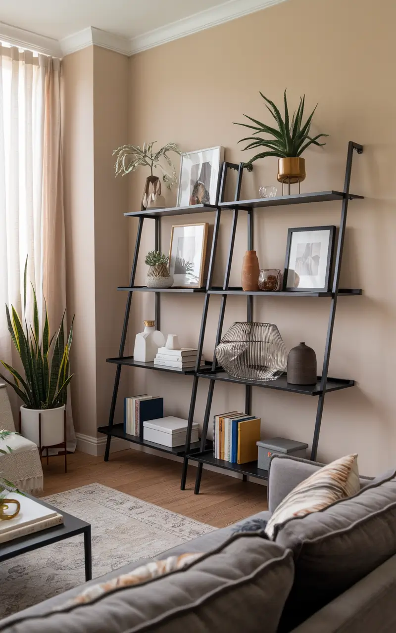 bookshelf styling living room