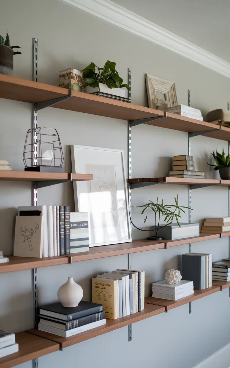 bookshelf styling living room