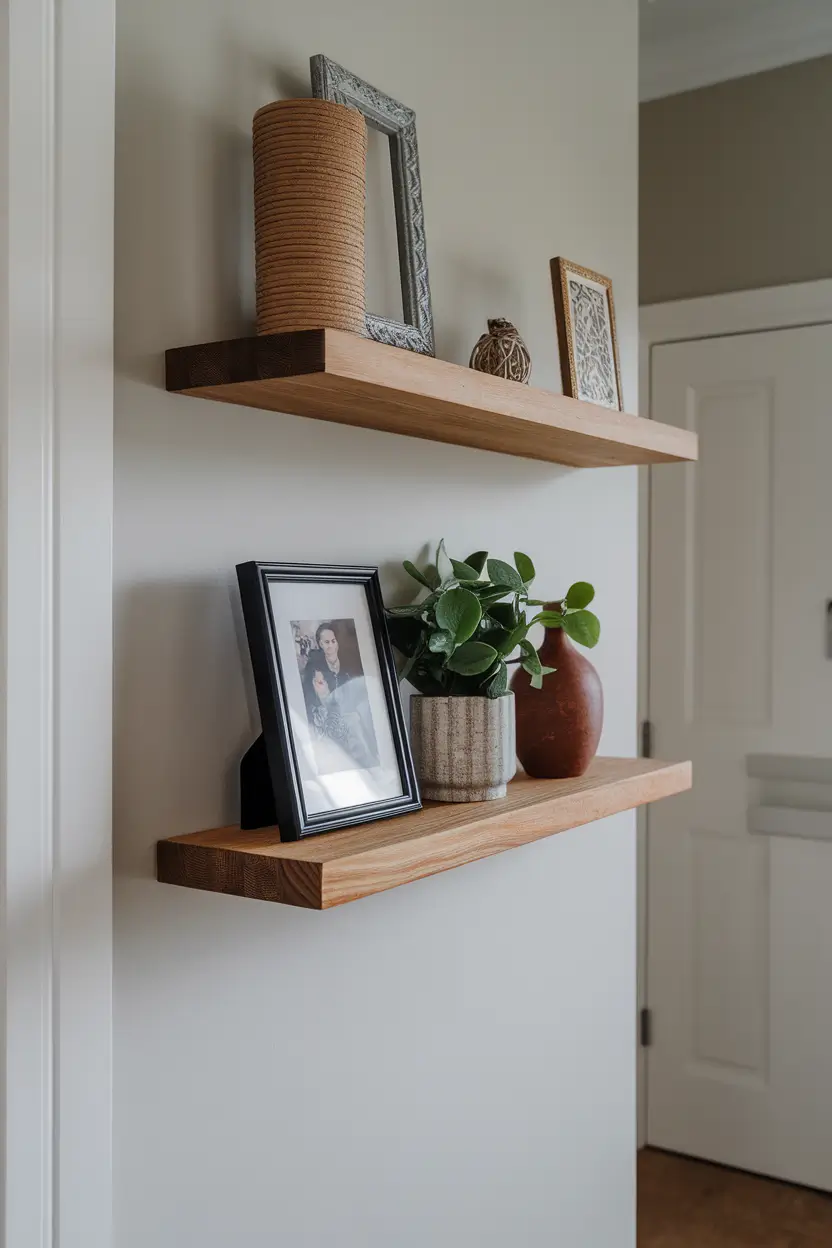 bookshelf styling bedroom