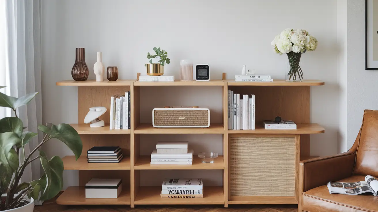 bookshelf styling office