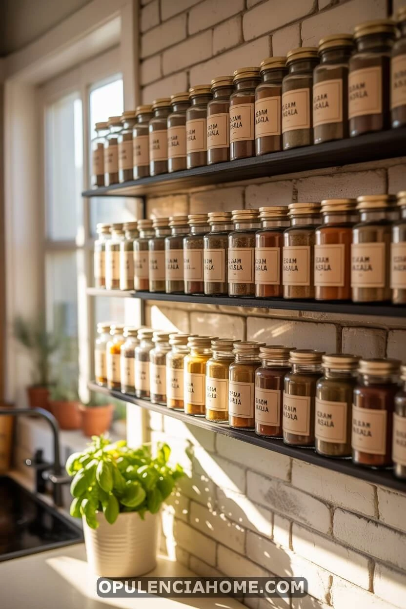 Small kitchen organization