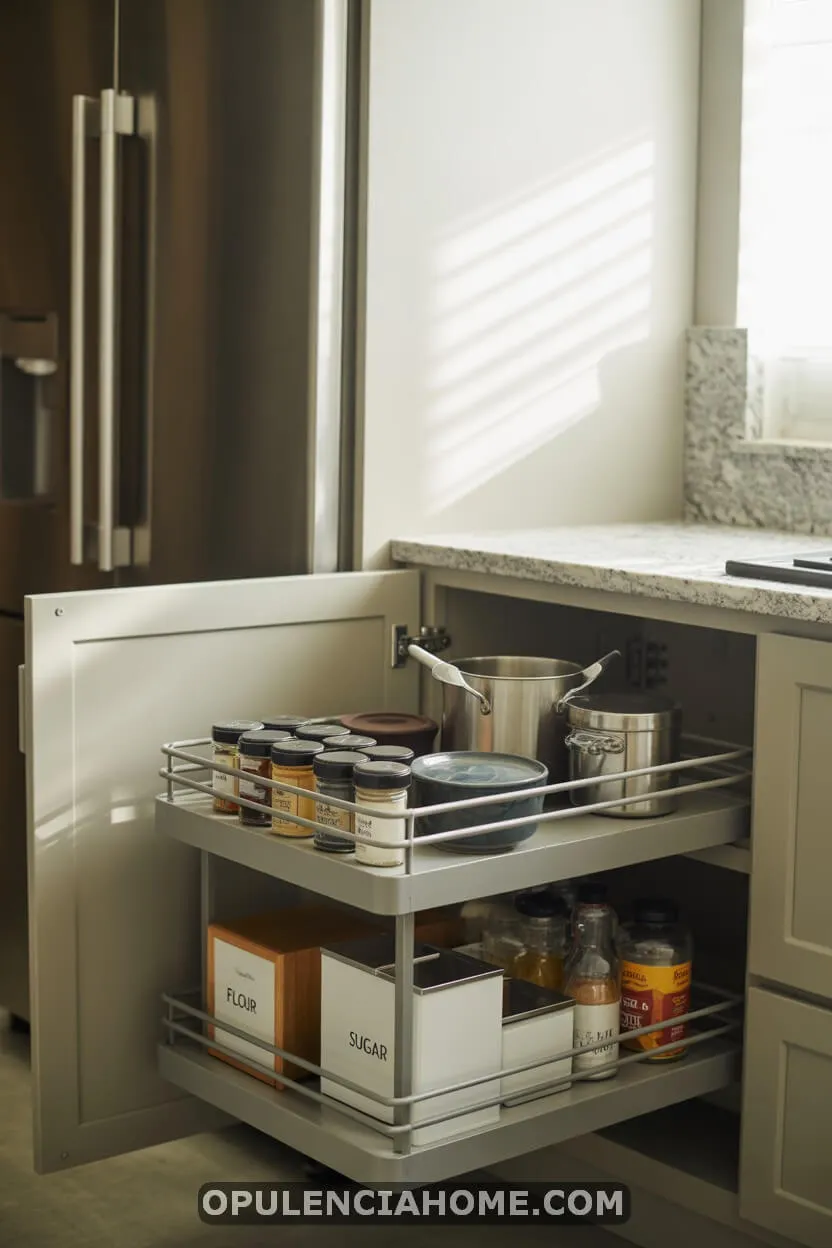 Small kitchen organization