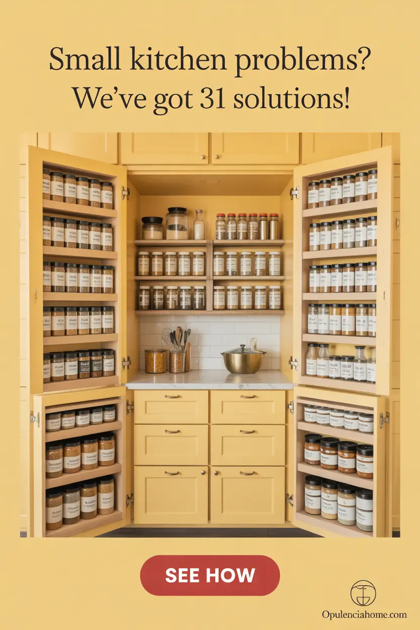 Small kitchen organization